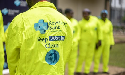 Keystone Bank donates protective garments to AEPB