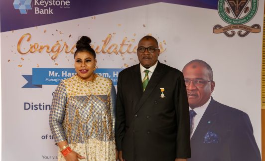 Keystone Bank MD/CEO Conferred with Distinguished Honorary Fellow by CIBN
